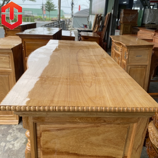 TỦ THỜ GÕ ĐỎ 1M47 6 CHÂN - Ảnh 9