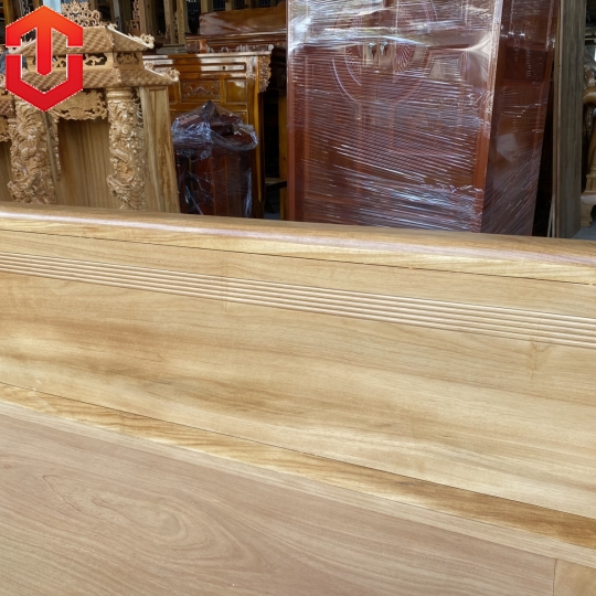 SOFA GÓC CHÂN THUYỀN GÕ ĐỎ VẾ TRÁI - Ảnh 17