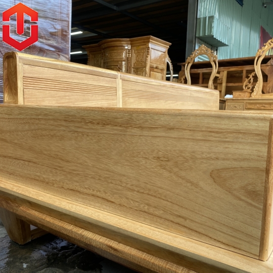 SOFA GÓC CHÂN THUYỀN GÕ ĐỎ VẾ TRÁI - Ảnh 9
