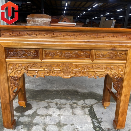 BÀN CÚNG TRÀM LÕI 1M53 CHẠM NHƯ Ý - Ảnh 8