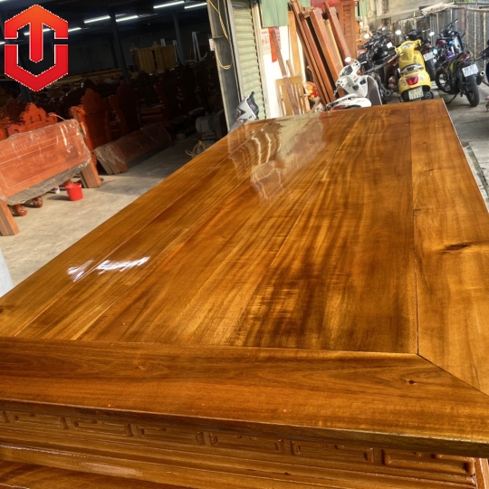 BÀN CÚNG TRÀM LÕI 1M53 CHẠM NHƯ Ý - Ảnh 2