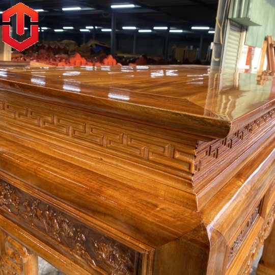 BÀN CÚNG TRÀM LÕI 1M53 CHẠM NHƯ Ý - Ảnh 6