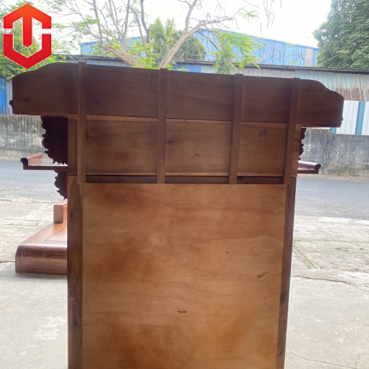 BÀN TỦ CÚNG GỖ TRÀM 1M47 - Ảnh 9