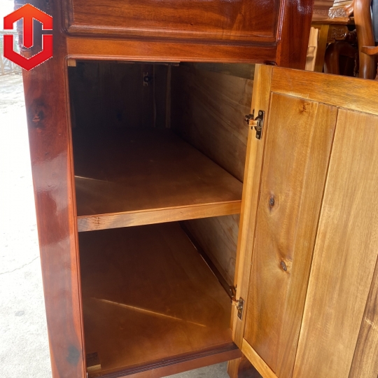 BÀN TỦ CÚNG GỖ TRÀM 1M47 - Ảnh 11