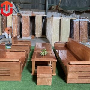 SALON ĐỐI TRỨNG SỒI MÀU XOAN ĐÀO TỰA CẢNH