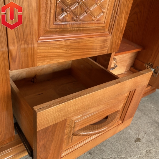 TỦ ÁO GỖ SỒI 3 CÁNH - MÀU CÁNH GIÁN - Ảnh 11