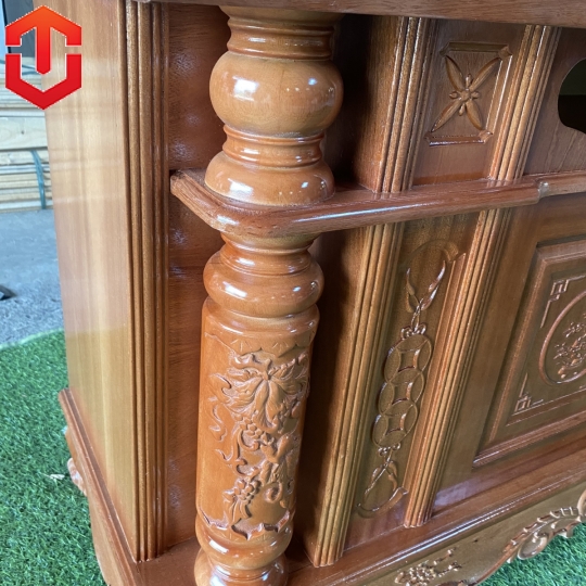 KỆ TIVI XOAN ĐÀO CỘT NHO MẶT BẰNG 1M2 - Ảnh 9