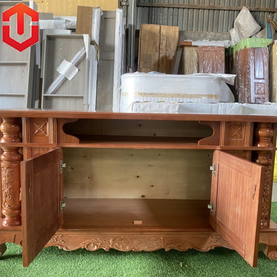 KỆ TIVI XOAN ĐÀO CỘT NHO MẶT BẰNG 1M2 - Ảnh 8