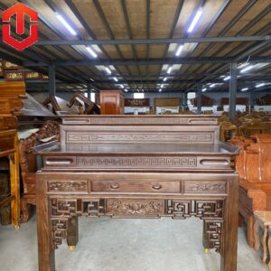 BÀN CÚNG SỒI 2 TẦNG 1M53 - MÀU ÓC CHÓ