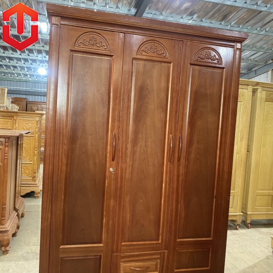 TỦ ÁO XOAN ĐÀO 3 CÁNH - Ảnh 5