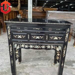 Mẫu Bàn cúng tràm bằng 107 khảm trai, nét đẹp tân cổ điển  và  Độ Sang trọng quý phái từng góc nhìn