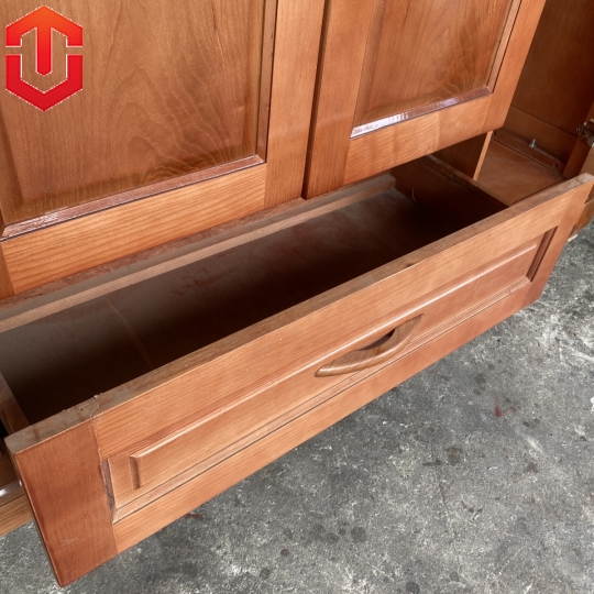 TỦ ÁO SỒI 4 CÁNH MÀU CÁNH GIÁN - MẪU HOA VÒM - Ảnh 4