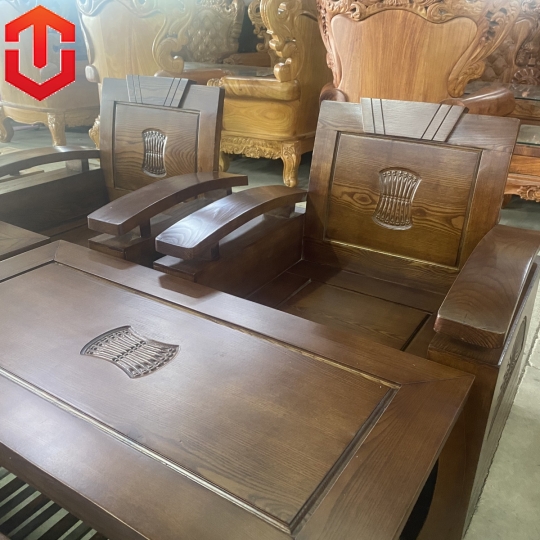 SALON THÙNG QUẠT ĐỐI SỒI LAU MÀU ÓC CHÓ - Ảnh 5