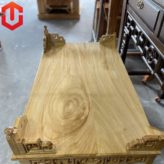 TRANG THỜ TREO TƯỜNG CHẠM CHỮ LỘC GÕ ĐỎ 80 - Ảnh 5