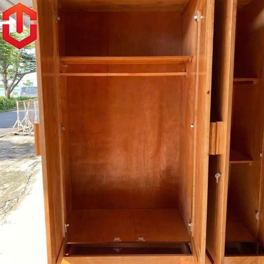 TỦ ÁO PHỦ GÕ 5 CÁNH - Ảnh 2